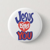 JESUS HOUDT VAN JE BUTTON (Voorkant)