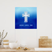 JESUS HOUDT VAN JE - Christelijk Poster (Keuken)