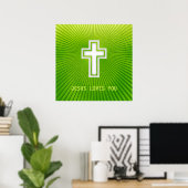 JESUS HOUDT VAN JE - Christelijk Poster (Thuiskantoor)
