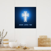 JESUS HOUDT VAN JE - Christelijk Poster (Keuken)