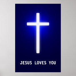 JESUS HOUDT VAN JE - Christelijk Poster