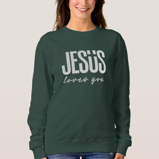 JESUS HOUDT VAN JE | CHRISTELIJK TRUI (Voorkant)