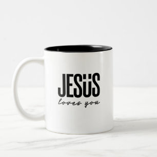 JESUS HOUDT VAN JE CHRISTELIJK TWEEKLEURIGE KOFFIEMOK