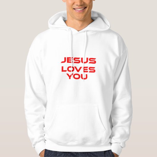 JESUS HOUDT VAN JE HOODIE (Voorkant)