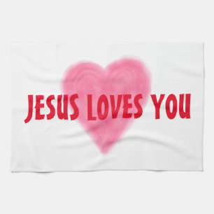 JESUS HOUDT VAN JE Keukenhanddoek