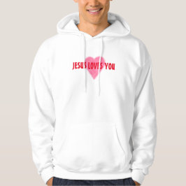 JESUS HOUDT VAN JE Mannen Hoodie