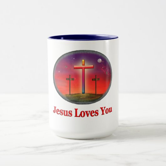 jesus houdt van je mok (Midden)