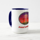 jesus houdt van je mok (Voorkant links)