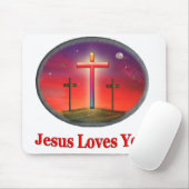 jesus houdt van je muismat (Met muis)