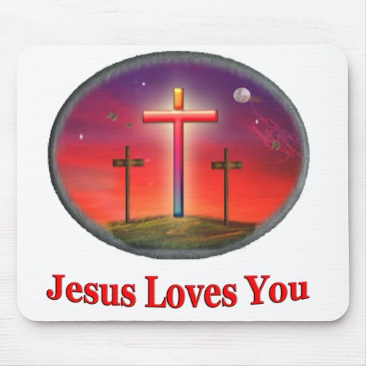 jesus houdt van je muismat (Voorkant)