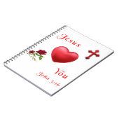 jesus houdt van je notitieboek (Linkerzijde)