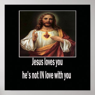 jesus houdt van je poster