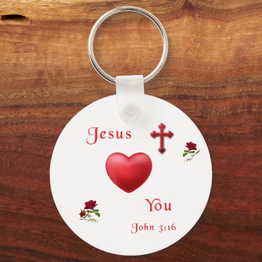 jesus houdt van je sleutelhanger (Voorkant)