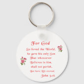 jesus houdt van je sleutelhanger (Achterkant)