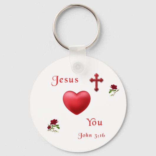 jesus houdt van je sleutelhanger (Voorkant)