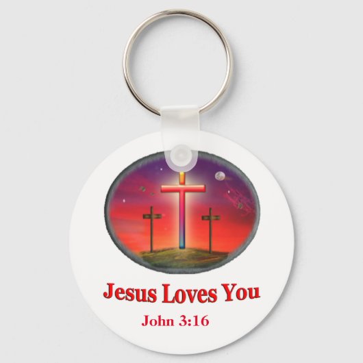 jesus houdt van je sleutelhanger (Voorkant)