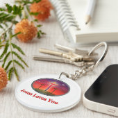 jesus houdt van je sleutelhanger (Voorkant Rechts)