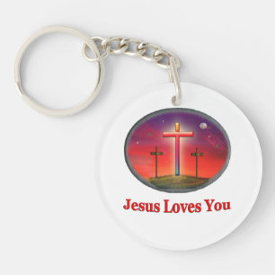 jesus houdt van je sleutelhanger