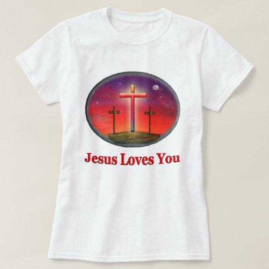 jesus houdt van je t-shirt (Design voorkant)