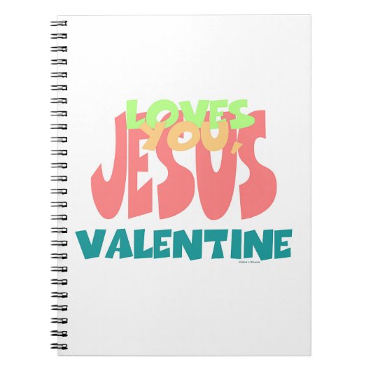 JESUS HOUDT VAN JE, VALENTIJN NOTITIEBOEK (Voorkant)