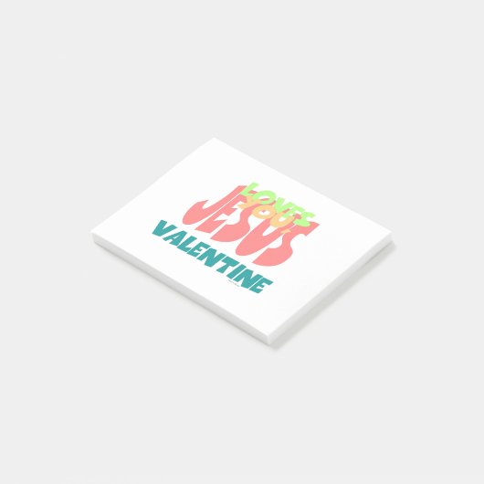 JESUS HOUDT VAN JE, VALENTIJN POST-IT® NOTES (Schuin)