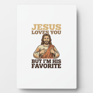 Jesus Houdt Van Jou Grappig Vintage Geloof Shirt O Fotoplaat