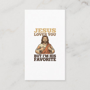 Jesus Houdt Van Jou Grappig Vintage Geloof Shirt O Visitekaartje