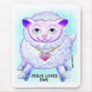 Jesus Houdt van Jou Muismat