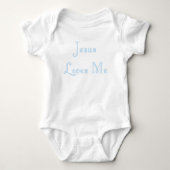 JESUS HOUDT VAN ME-BABY CREEPER ROMPER (Voorkant)