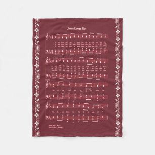 JESUS HOUDT VAN ME FLEECE DEKEN