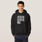 JESUS HOUDT VAN ME HOODIE (Voorkant volledig)