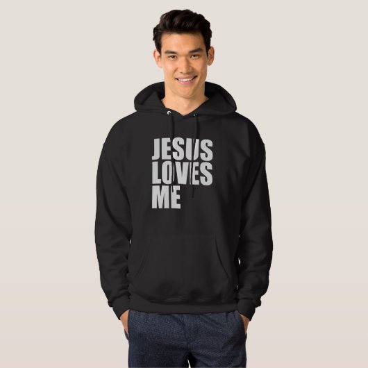 JESUS HOUDT VAN ME HOODIE (Voorkant volledig)