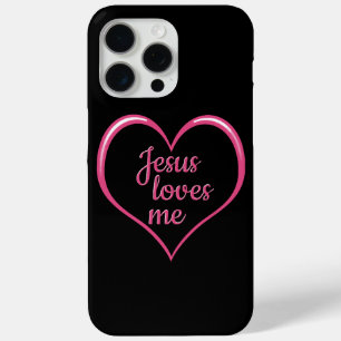 JESUS HOUDT VAN ME in het hart iPhone 15 Pro Max Hoesje