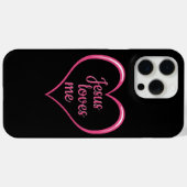 JESUS HOUDT VAN ME in het hart Case-Mate iPhone Case (Achterkant (horizontaal))