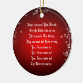 JESUS HOUDT VAN ME KERAMISCH ORNAMENT (Links)