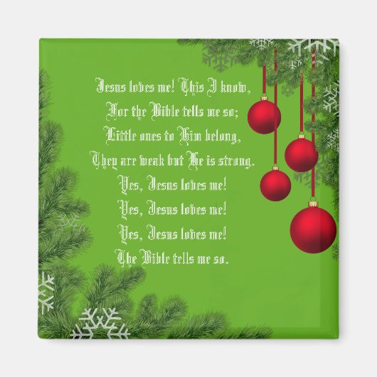 JESUS HOUDT VAN ME MAGNEET (Voorkant)