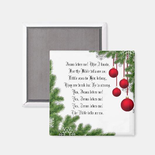 JESUS HOUDT VAN ME MAGNEET (Voorkant / Achterkant)