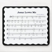JESUS HOUDT VAN ME-MOUSEPAD MUISMAT (Voorkant)