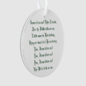 JESUS HOUDT VAN ME ORNAMENT (voorkant)