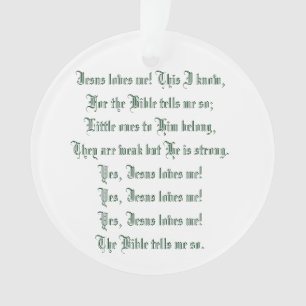 JESUS HOUDT VAN ME ORNAMENT