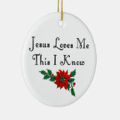 JESUS HOUDT VAN ME-ORNAMENT KERAMISCH ORNAMENT (Rechts)