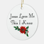 JESUS HOUDT VAN ME-ORNAMENT KERAMISCH ORNAMENT (Links)