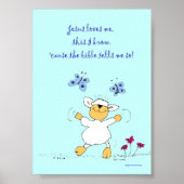 jesus houdt van me , schapen , poster (Voorkant)
