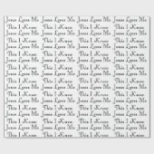 JESUS HOUDT VAN ME-WRAPPING PAPIER (Vlak)