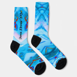 Jesus Houdt van Mij Dikke Kleurrijke Sokken