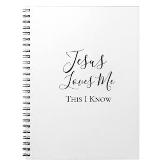 Jesus Houdt Van Mij Dit Weet Ik Foto Notitieboek
