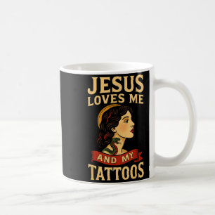 Jesus houdt van mij en mijn tatoeages _3 koffiemok