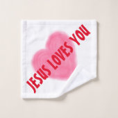 JESUS HOUDT VAN U Bath Towel Set Bad Handdoek (Wasdoekje)