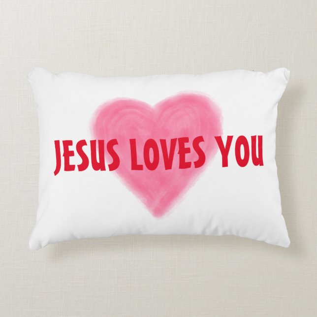 JESUS HOUDT VAN U'S Accent Pillow Kussen (Voorkant)