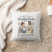 Jesus Huischool Moeder Planner Shirt Gebeds Gebase Kussen (Deken)